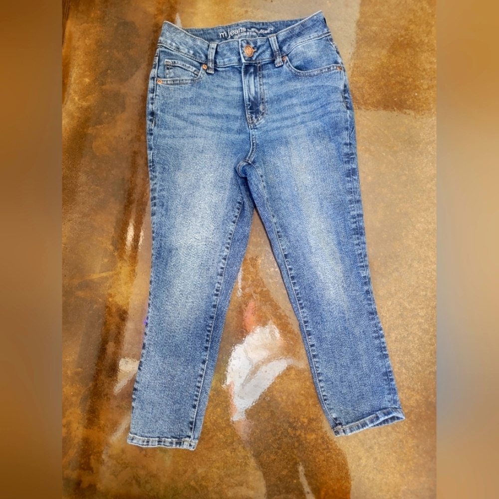 Maurice high rise curvy crop jean